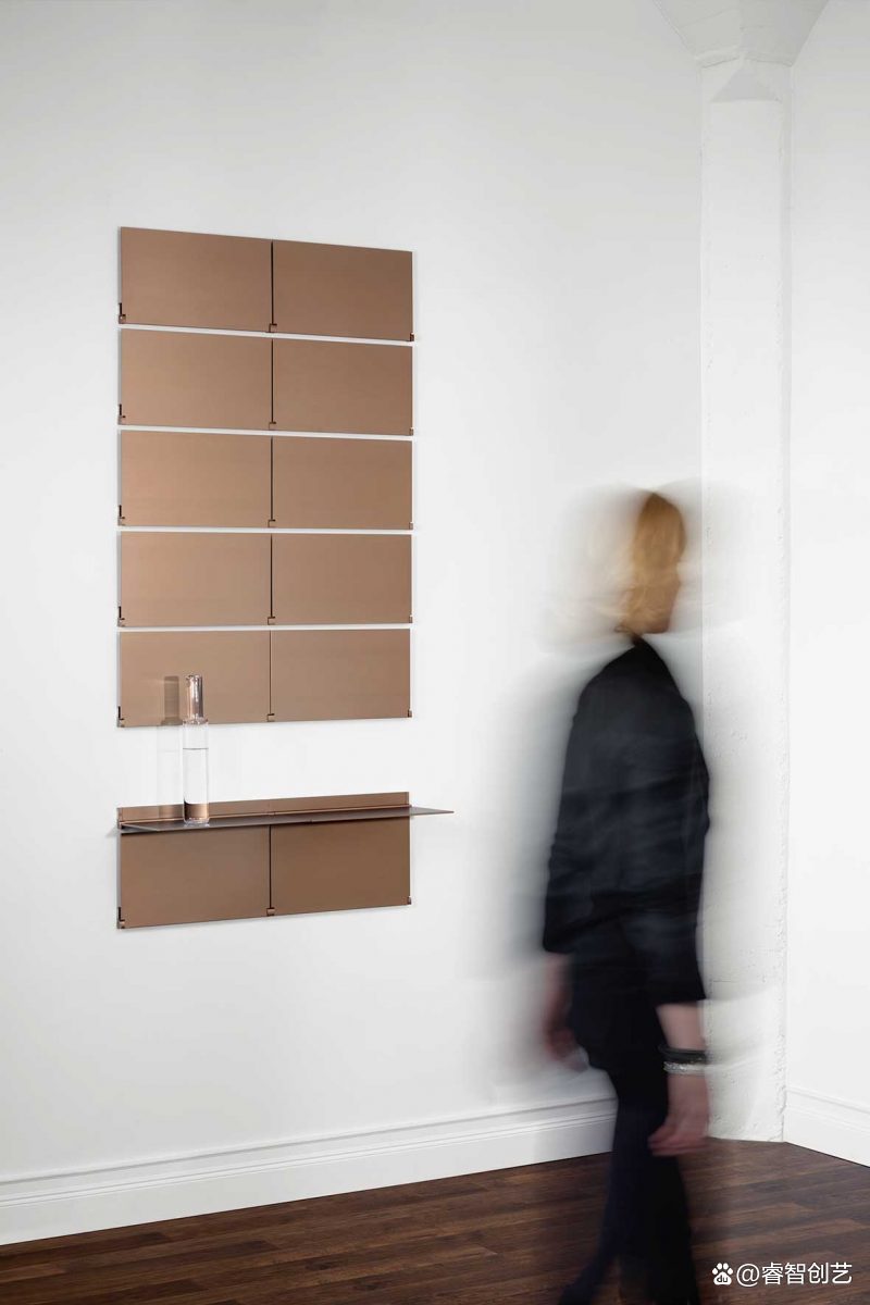 可观赏，也实用——芝加哥设计工作室Lakes+Well的艺术墙组合架