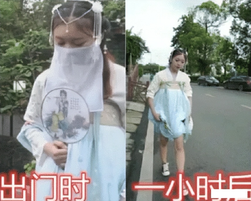 夏天又要来了穿汉服,夏天来了女孩子穿裙子