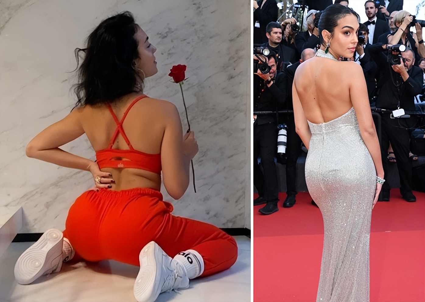 乔治娜与c罗最新照片,伊莲娜芭蕾舞教学视频