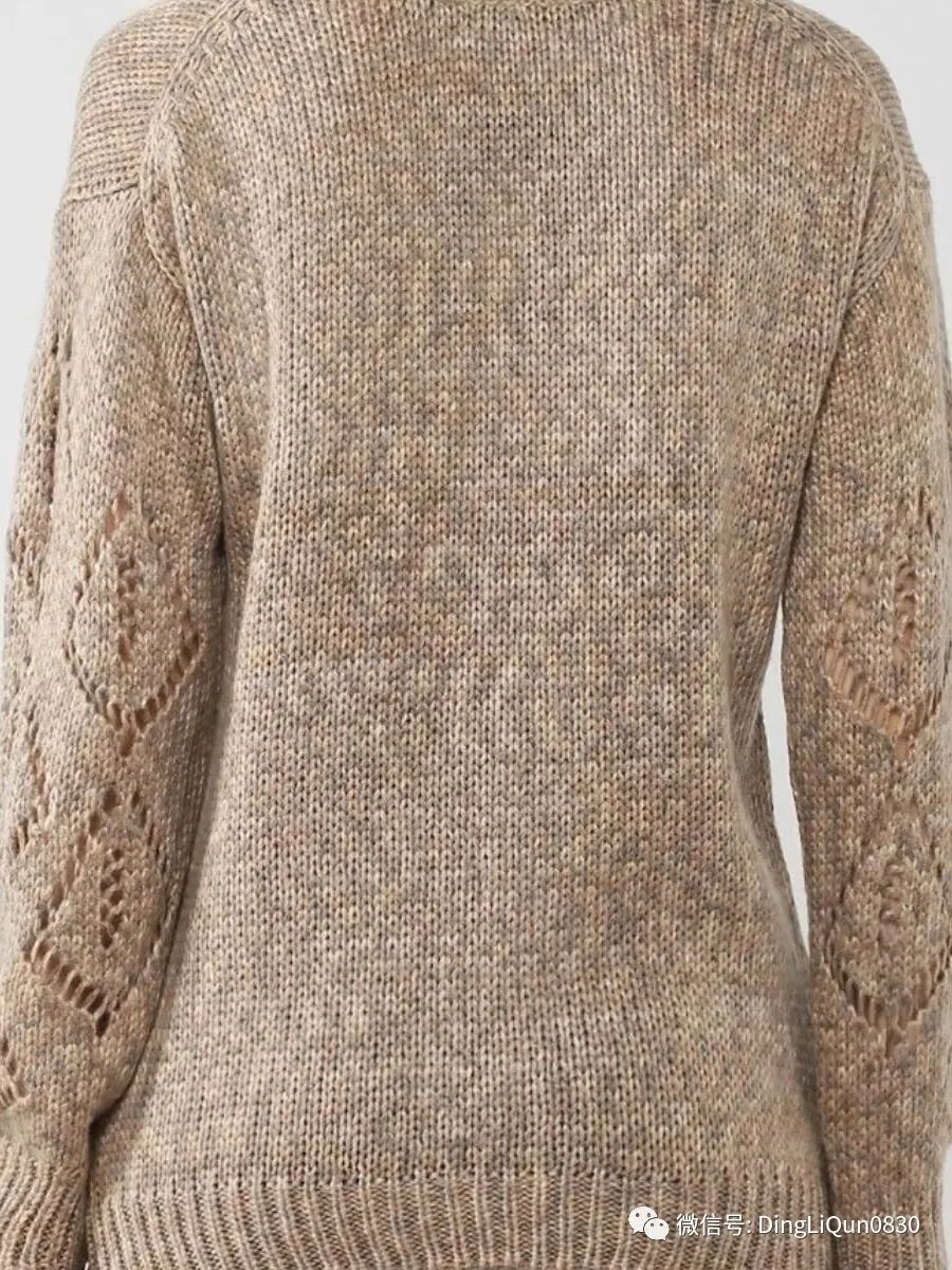 套头针织衫长款针织衫搭配示范,针织衫复古套头怎么套图解