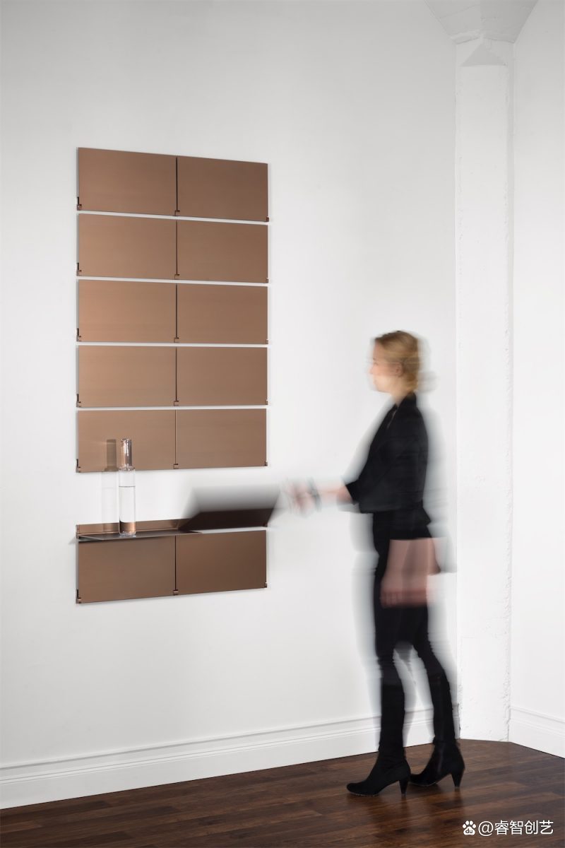 可观赏，也实用——芝加哥设计工作室Lakes+Well的艺术墙组合架