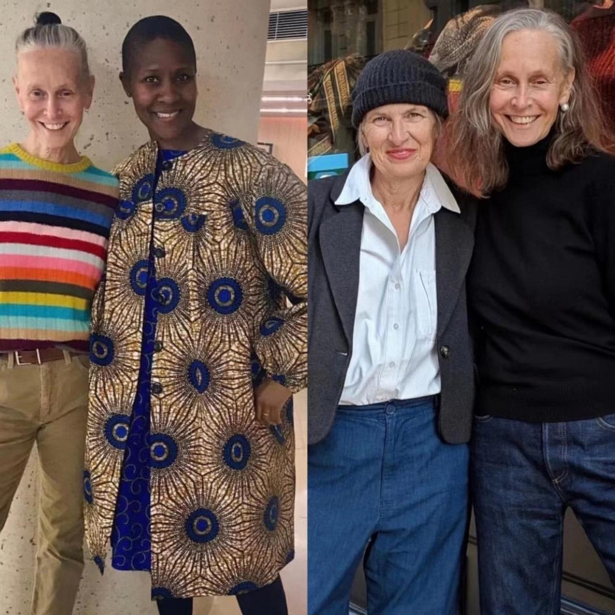 巴黎奶奶街头时尚,被51岁阿姨圈粉的少女感穿搭