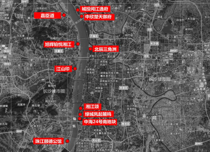 长沙一线江景有哪些楼盘,长沙一线江景大平层