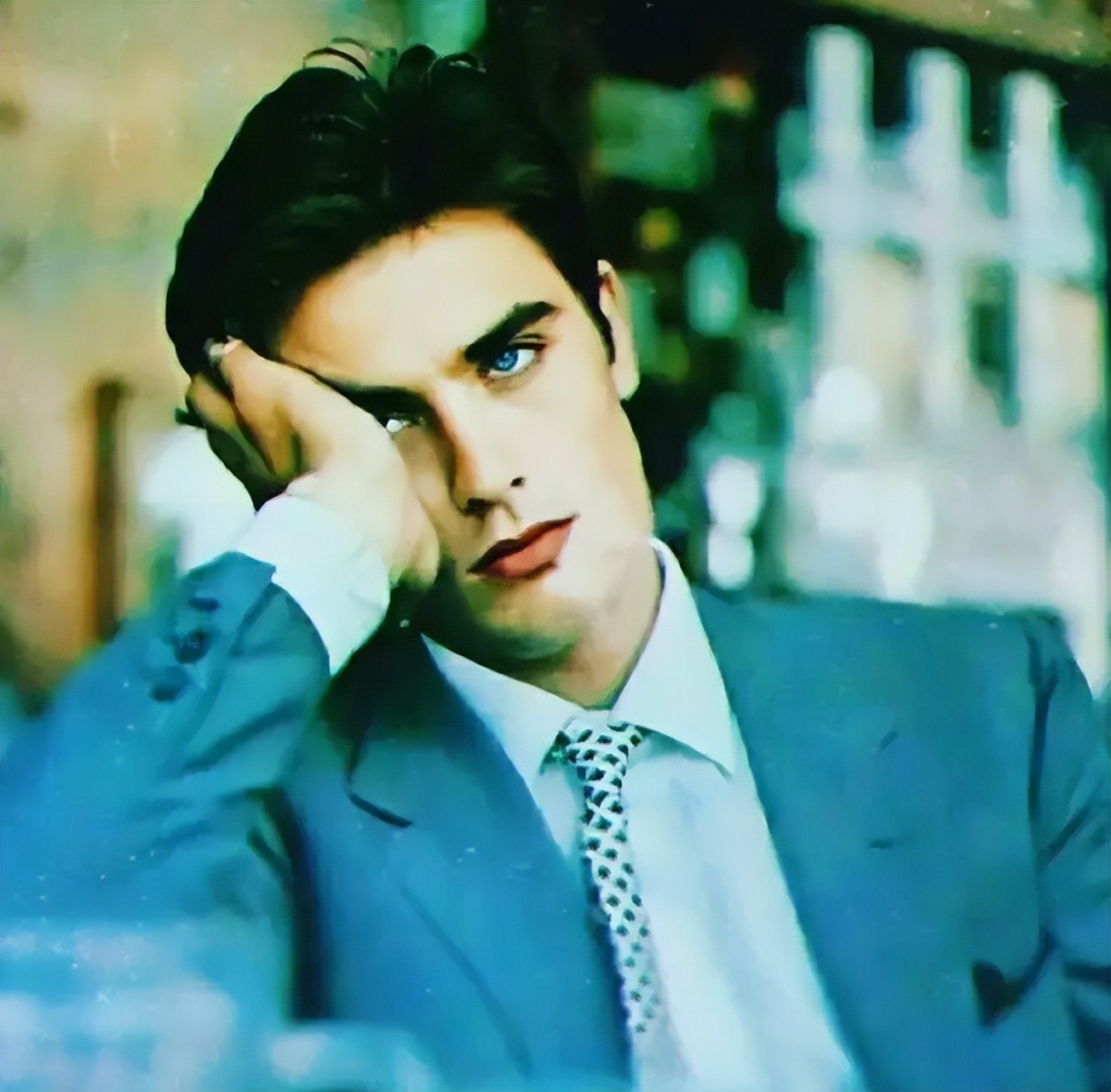 全球公认第一美男阿兰德龙,法兰西第一帅阿兰德龙