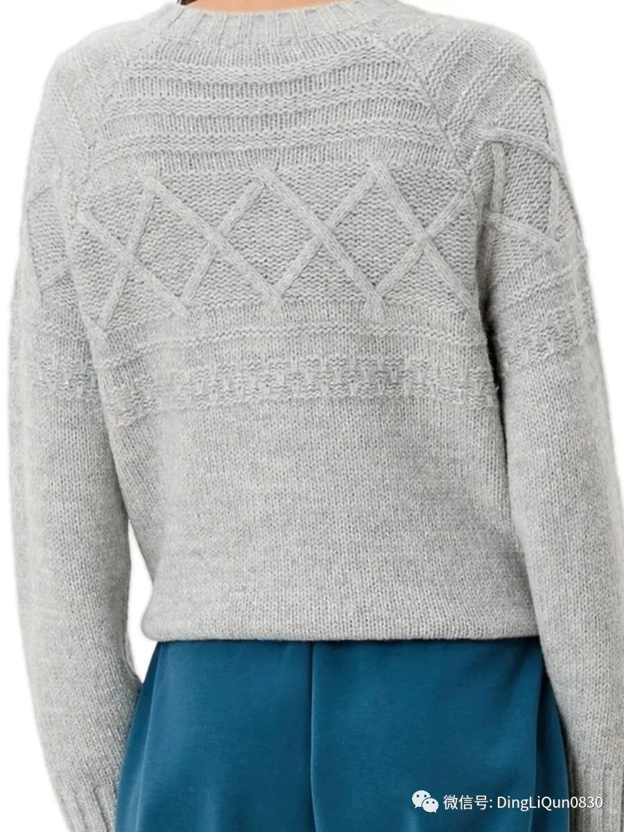 套头针织衫长款针织衫搭配示范,针织衫复古套头怎么套图解