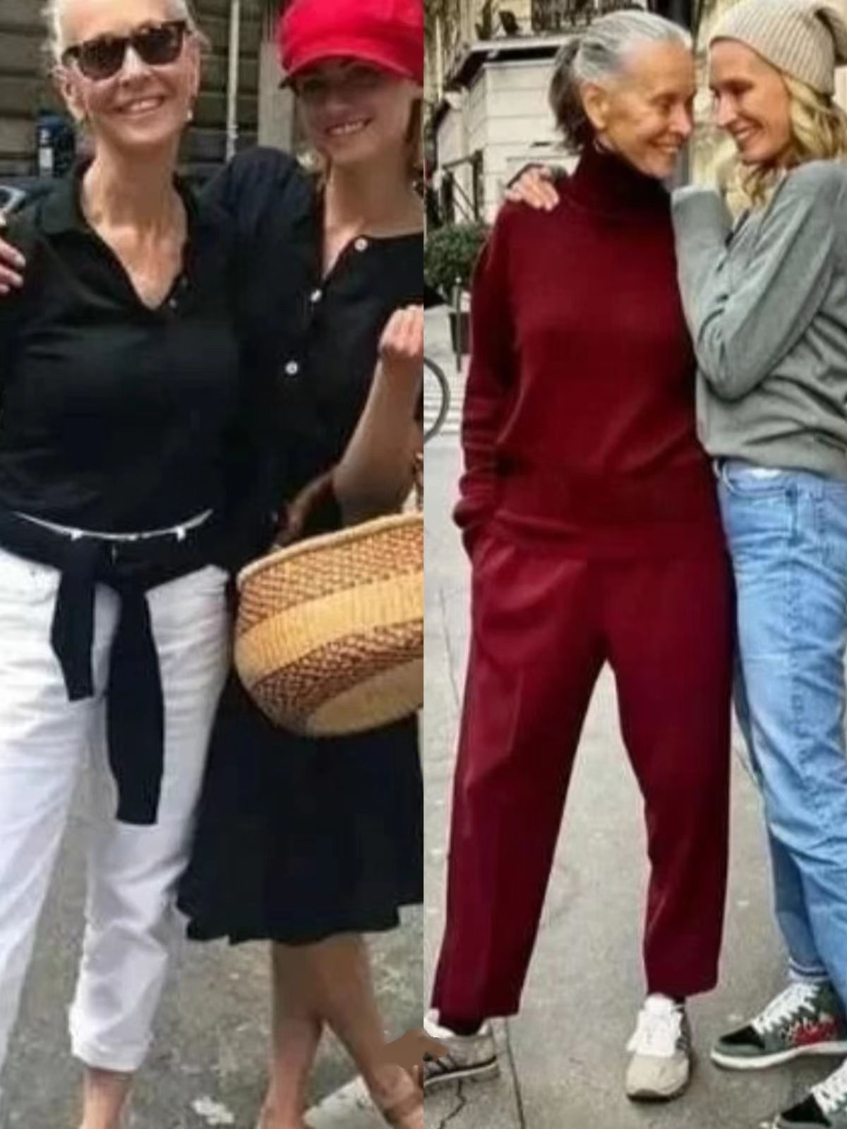 巴黎奶奶街头时尚,被51岁阿姨圈粉的少女感穿搭