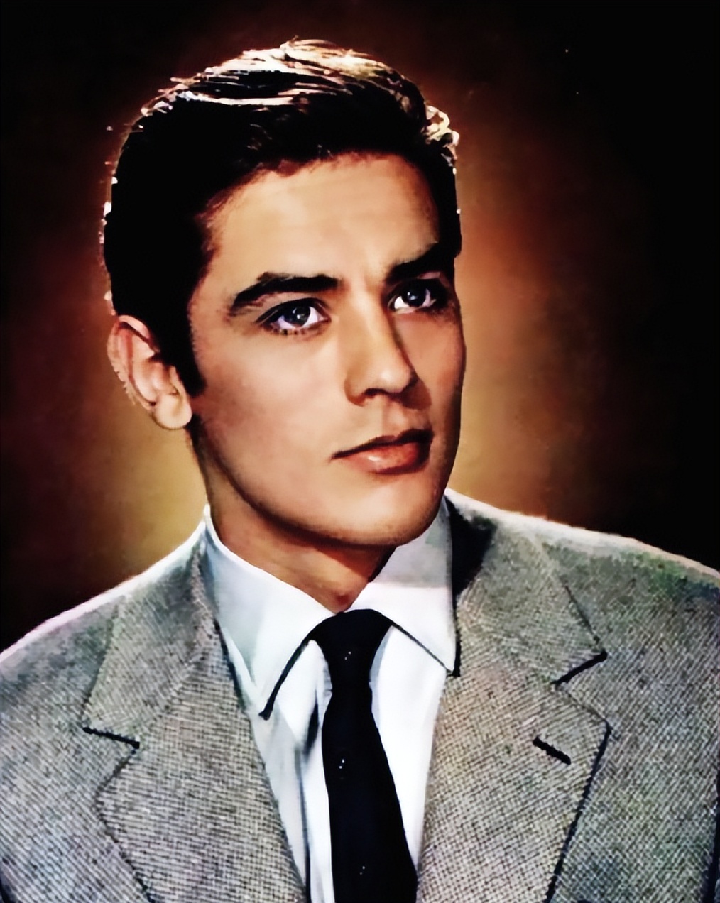 全球公认第一美男阿兰德龙,法兰西第一帅阿兰德龙