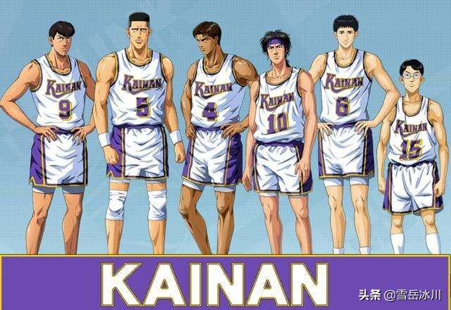 灌篮高手各个人物的球衣号码,灌篮高手球衣日本产