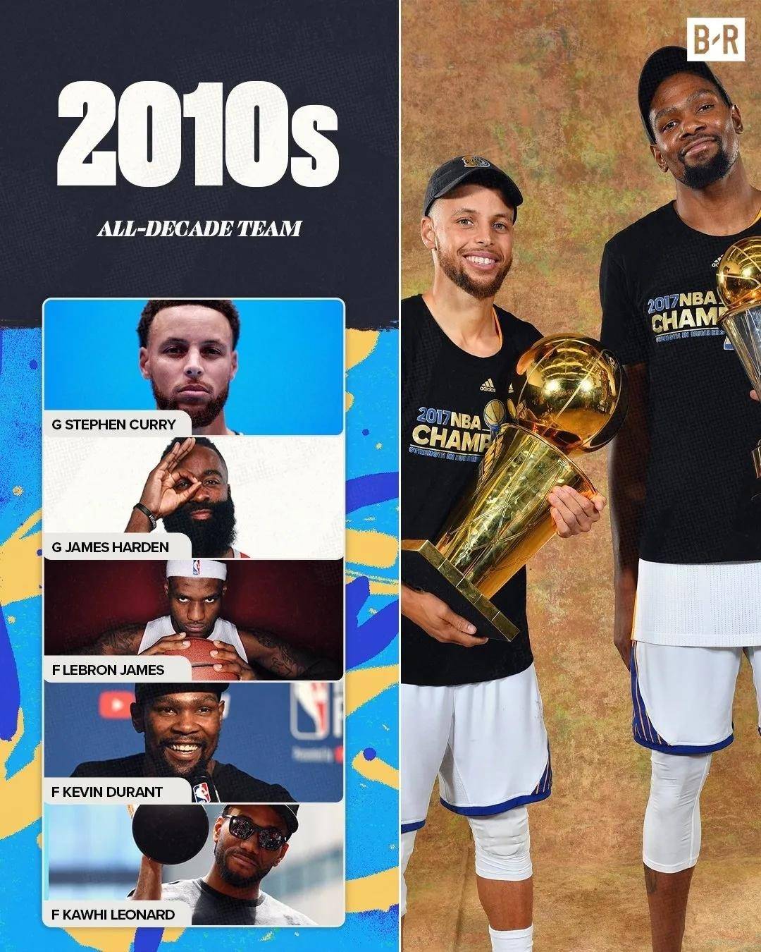 美媒评选近10年最好分位,美媒评历史最佳阵容