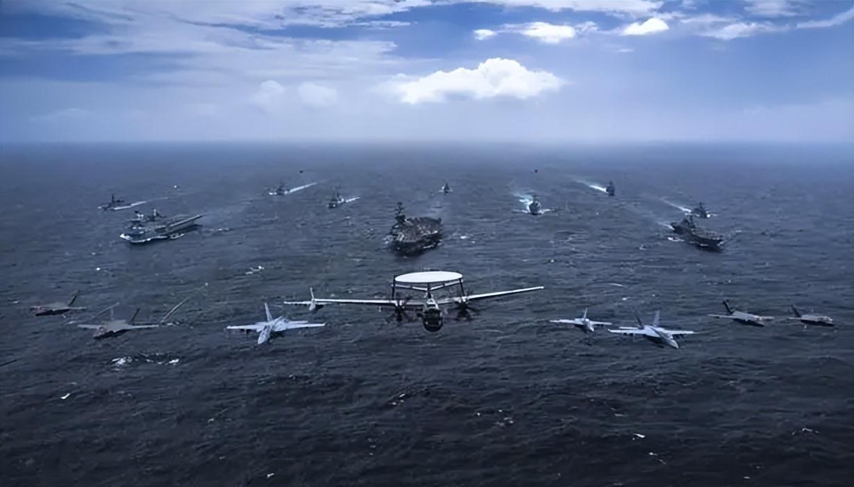 美航母三进南海，五角大楼反怪解放军“粗野”，央视透露重要信号