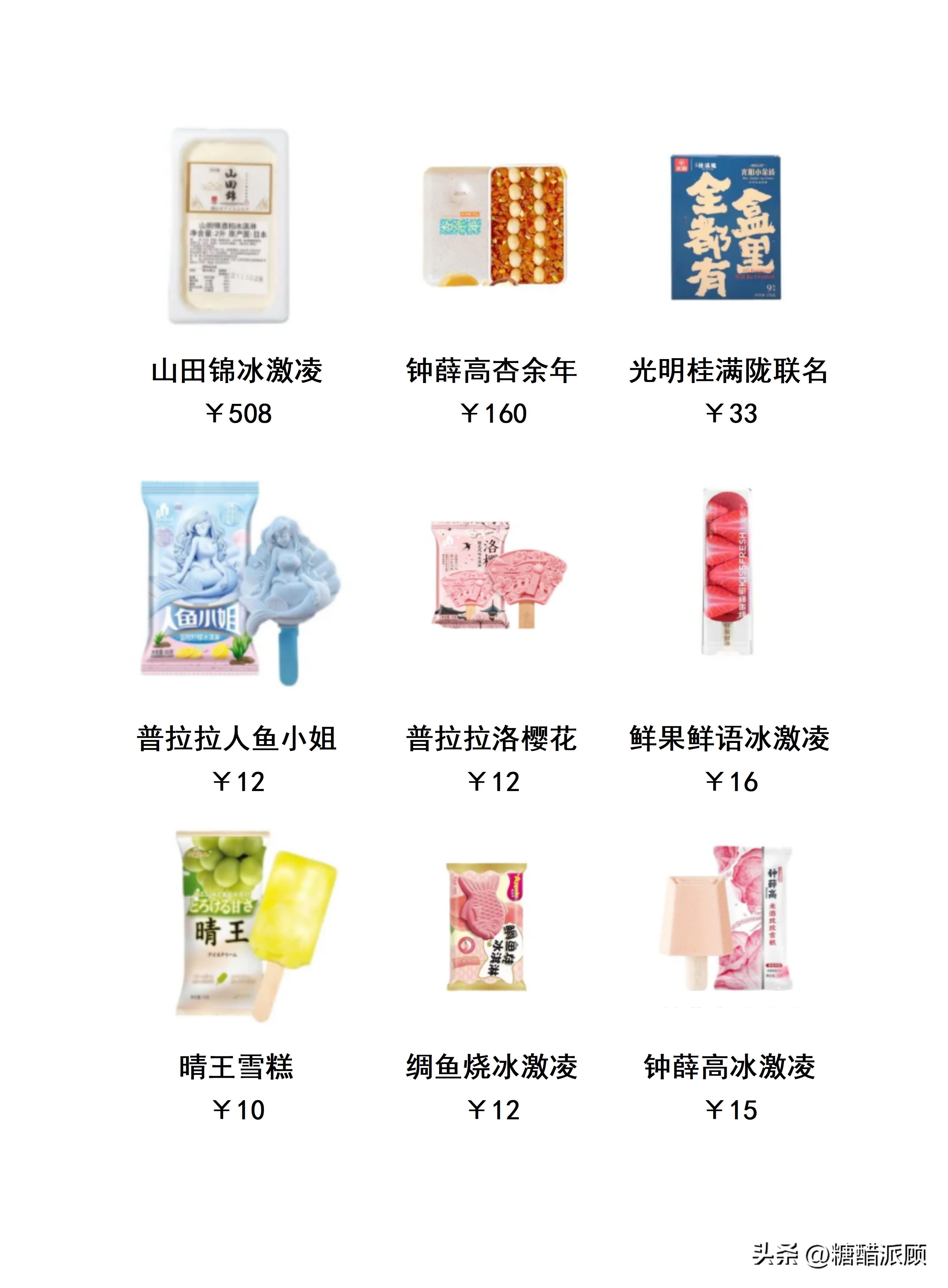 信息差（6月11日）来看看那些雪糕刺客清单