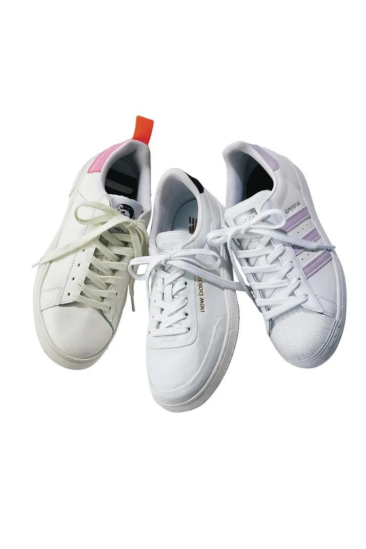 女士白色运动鞋,低价好看运动鞋推荐